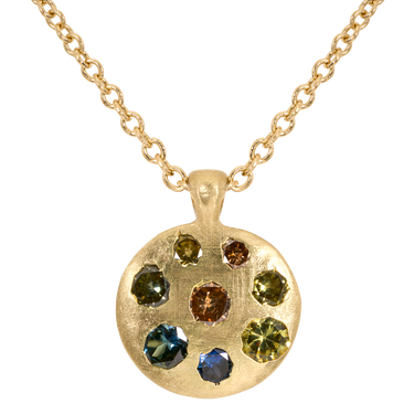 Medium Cypress Celeste Necklace - Made to Order